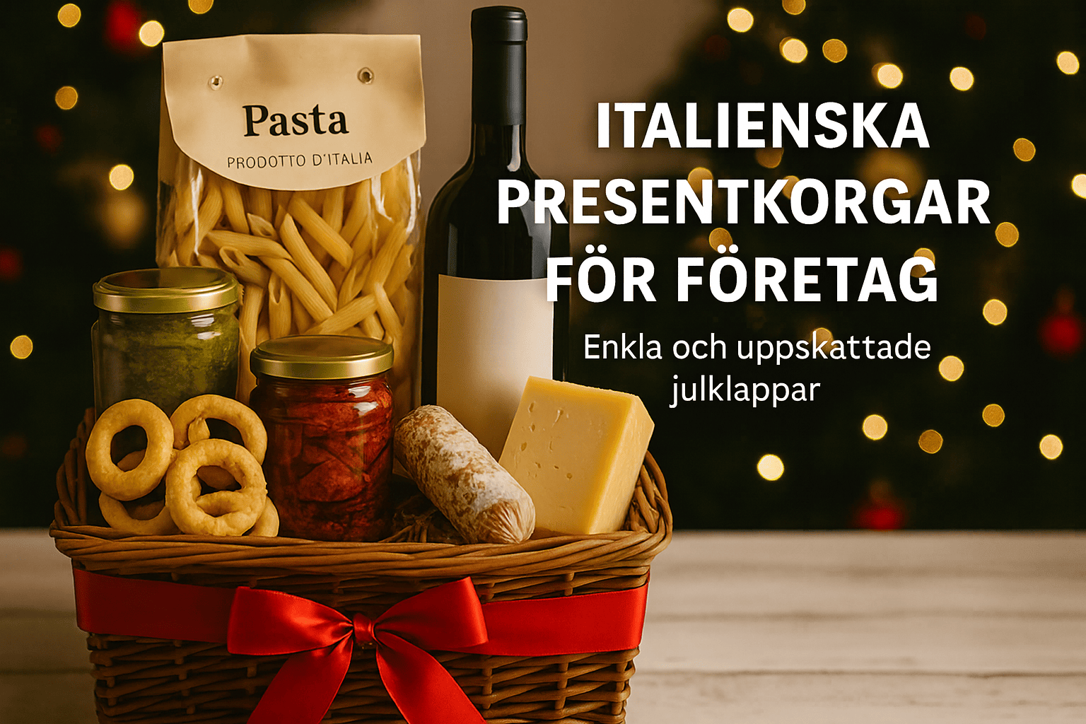 Exklusiva presentkorgar för företag – den perfekta julgåva