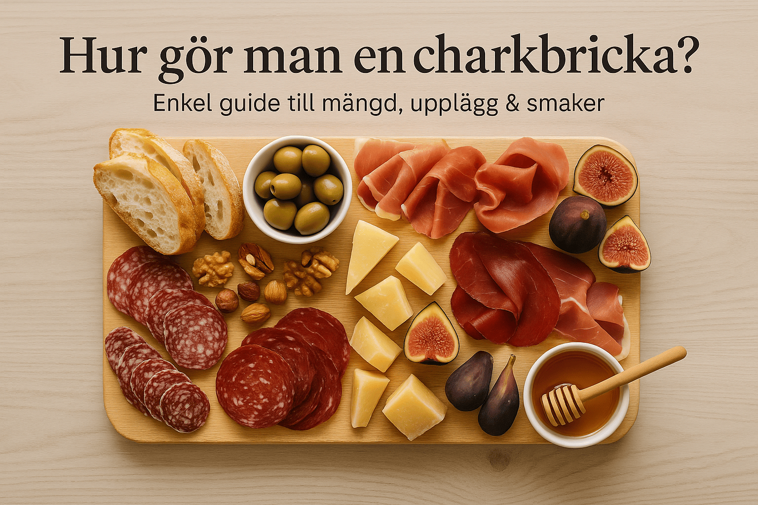 Hur gör man en charkbricka?
